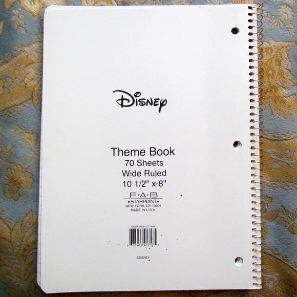 JACK SPARROW, WILL TURNER PIRATES of the CARIBBEAN SPIRAL NOTEBOOK, NWOT, UNUSED - Picture 4 of 5